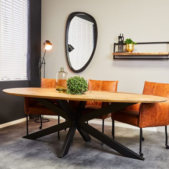 Eettafel Arlington | Ovaal | Matrixpoot Eettafel Arlington | Ovaal | Matrixpoot