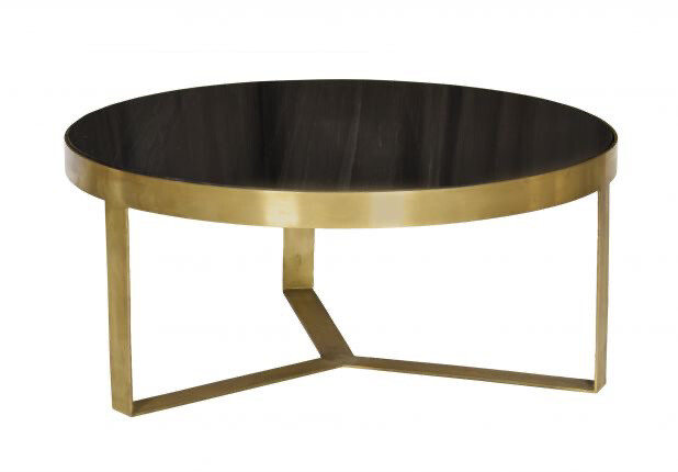 Salontafel Glennis Marble Black Gold