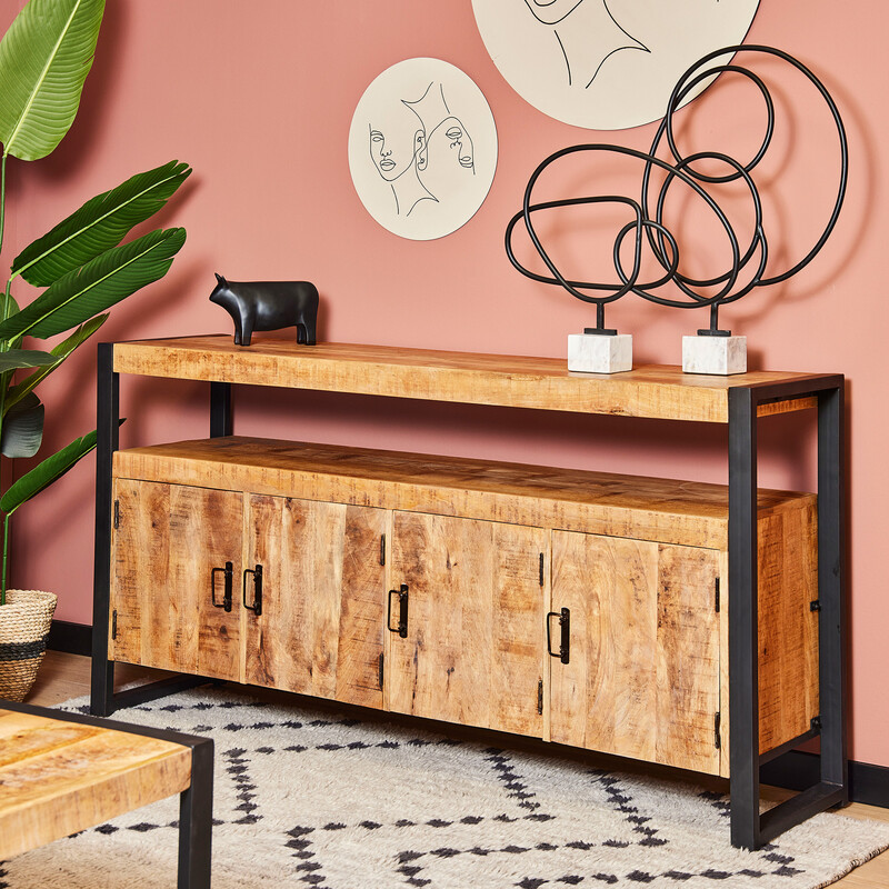 Dressoir Boaz | 4 deurs Dressoir Boaz | 4 deurs