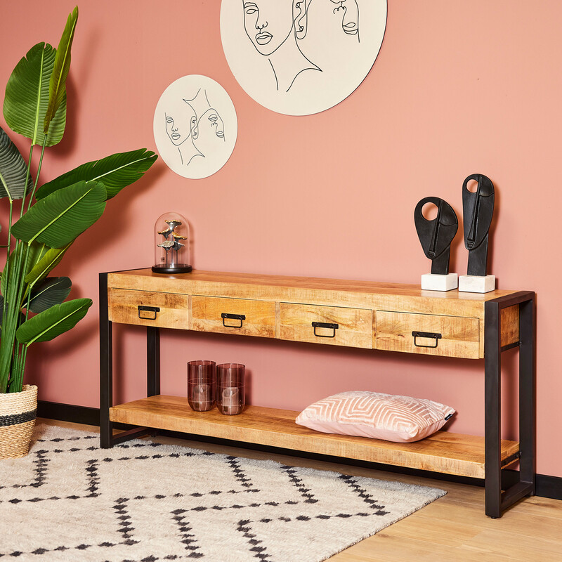 Sidetable Boaz | 4 Lades Sidetable Boaz | 4 Lades
