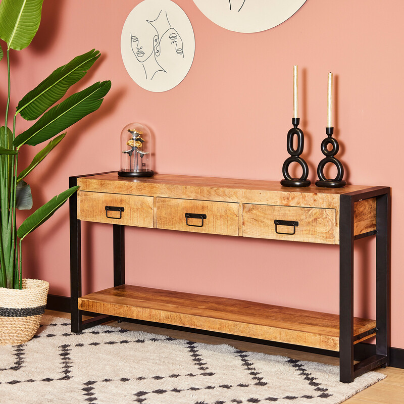 Sidetable Boaz | 3 Lades Sidetable Boaz | 3 Lades