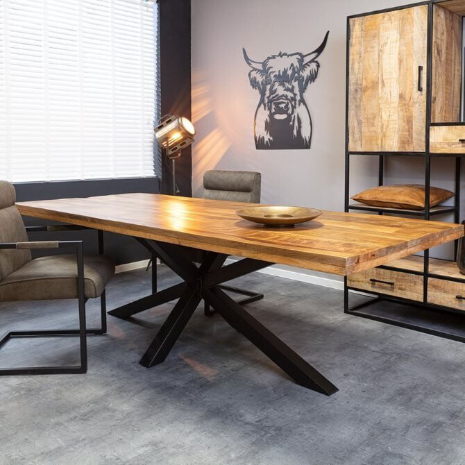 Eettafel Denver | Rechthoek | Matrixpoot