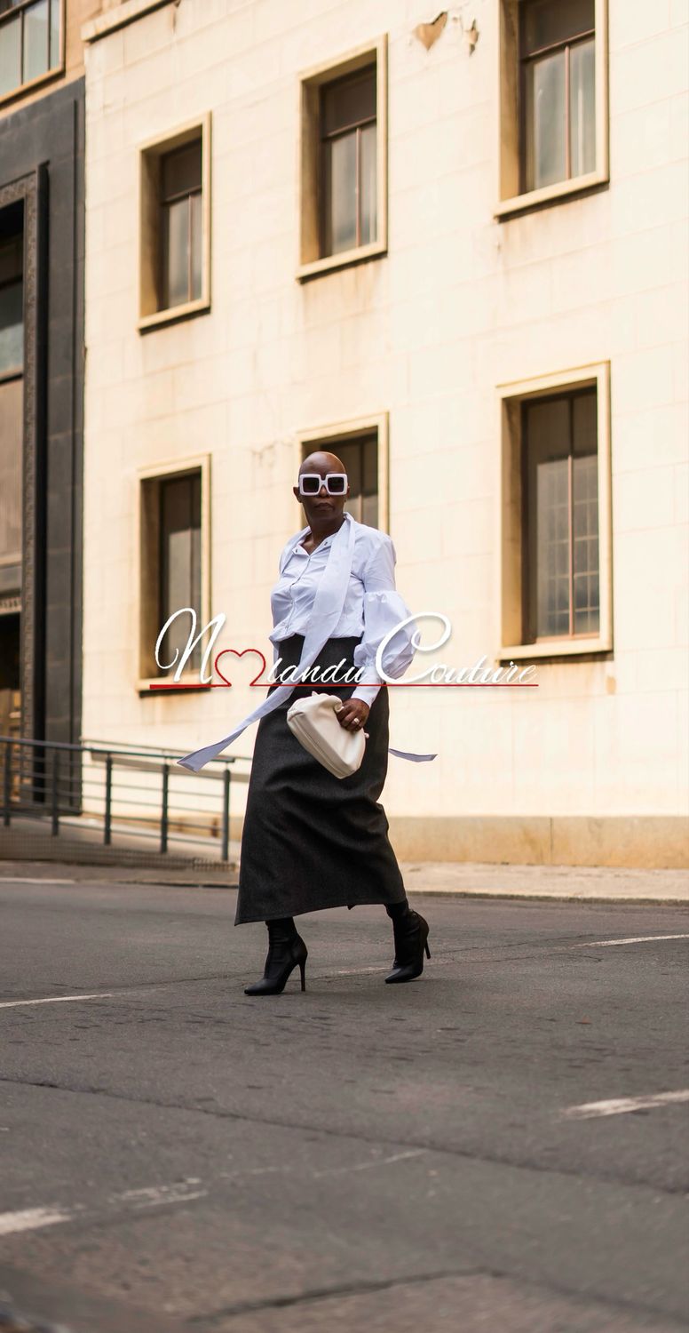 Pencil Skirt With Side Zip