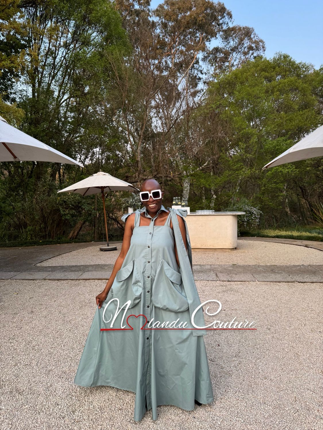 Maxi Shirt Dress With Big Pockets