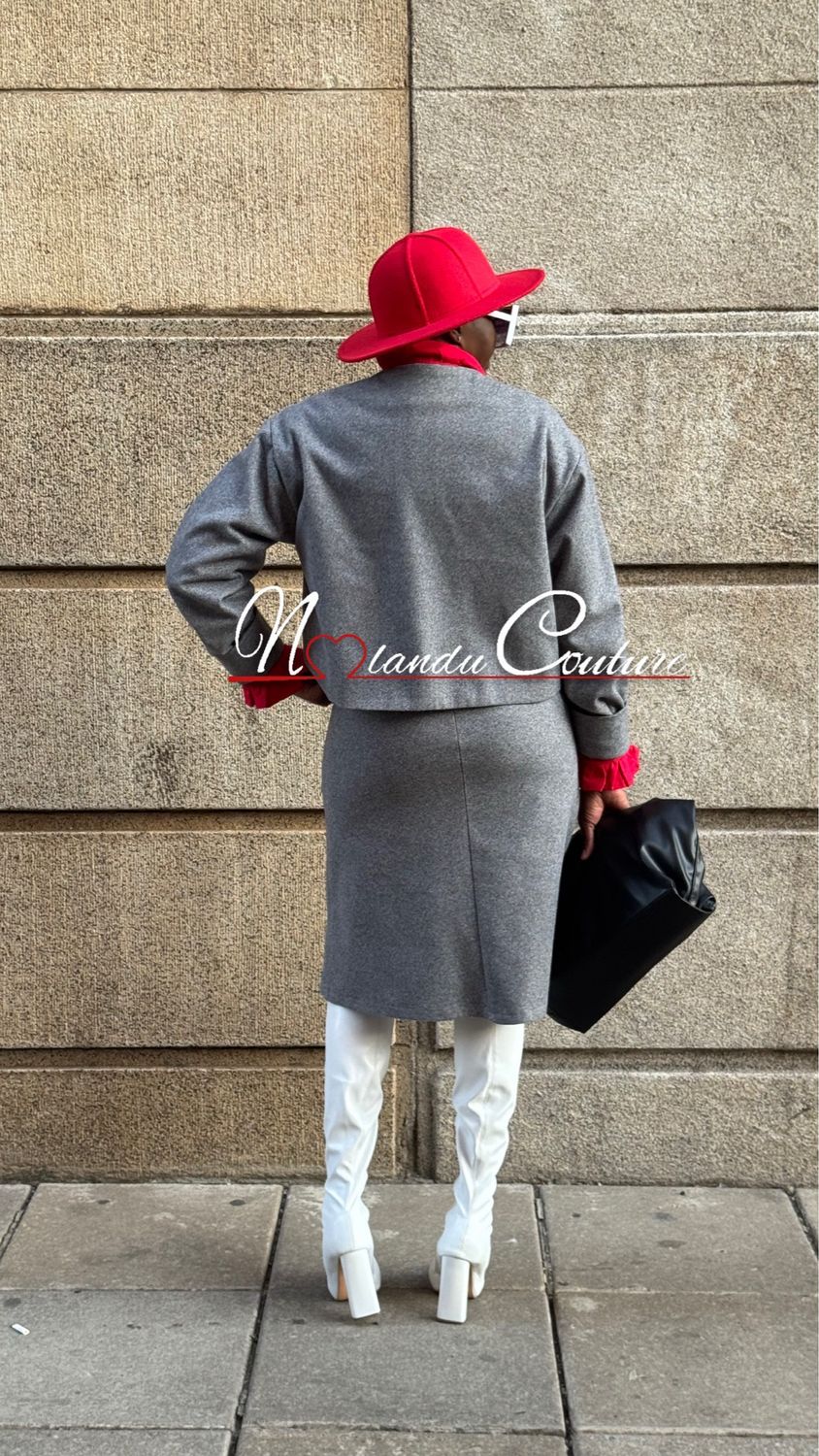 Oversized Cropped Collarless Lined Jacket