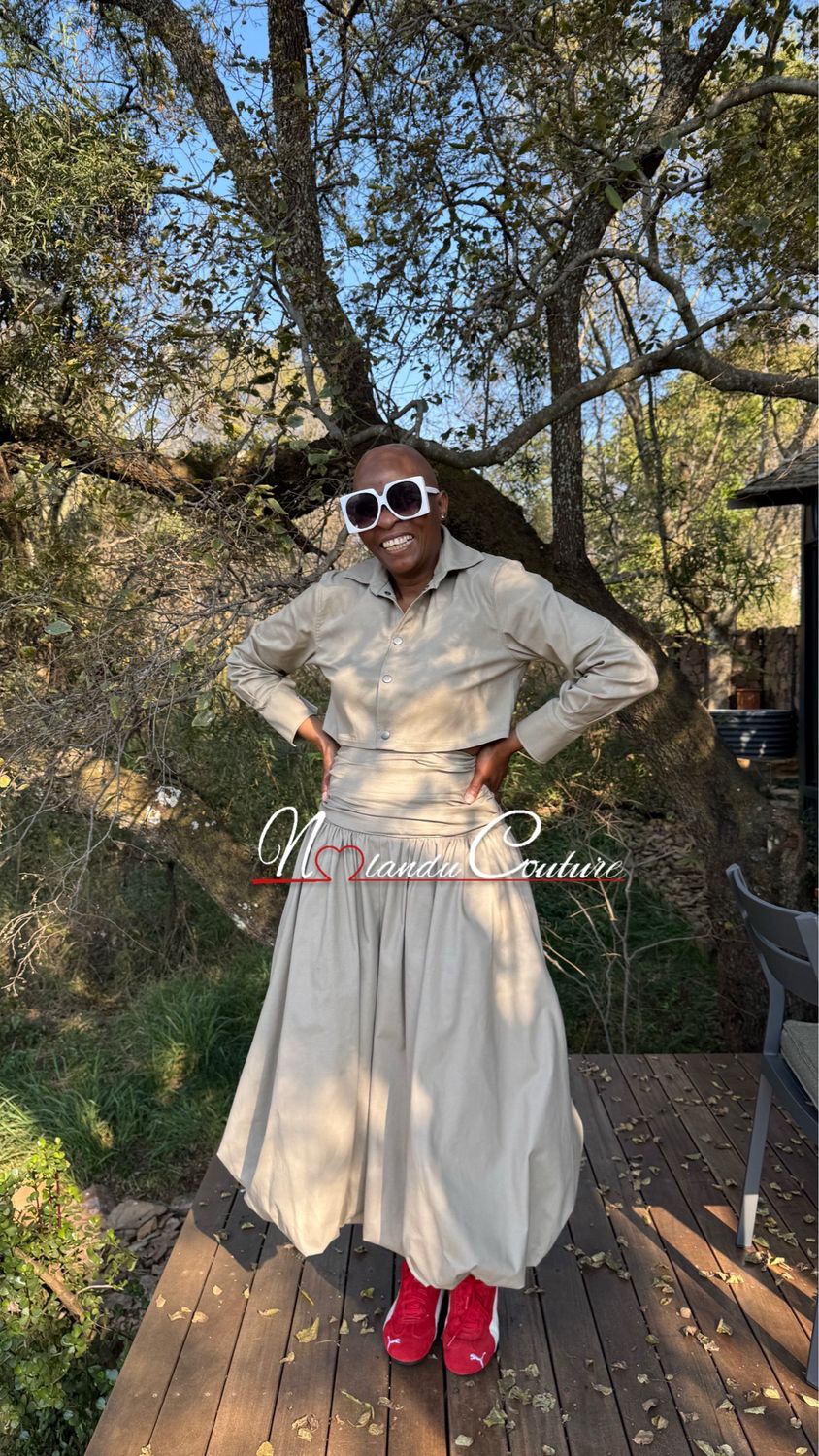 Bubble Skirt With Side Zip