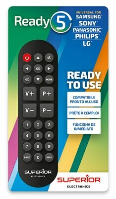 Ready 5 Superior for TV’s LG Samsung Sony Panasonic Philips