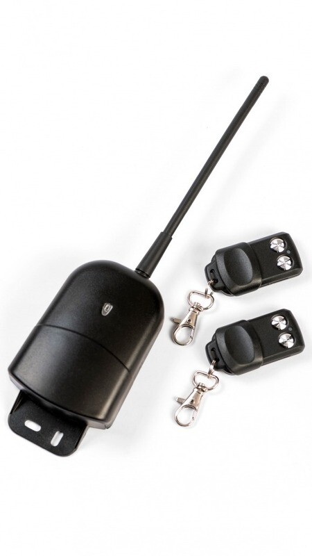 Receiver, with remote controls, suitable for every kind of outdoor and indoor requirement.
