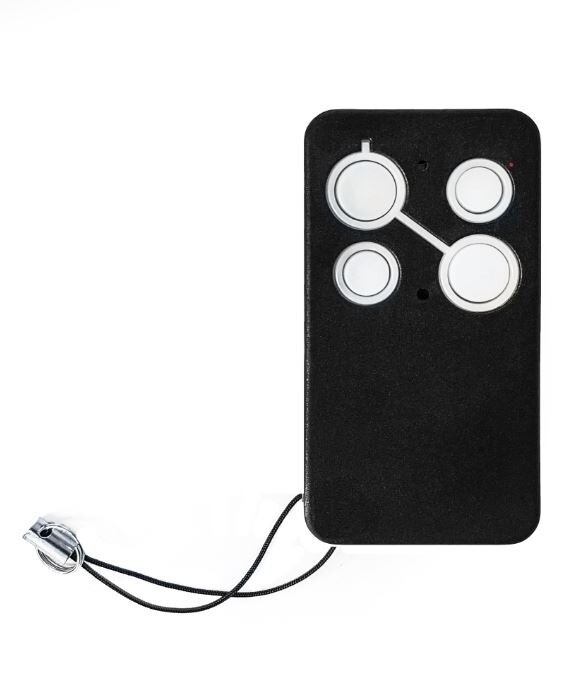 Multi-brand universal RF remote control to replace “rolling code” or “fixed code” original remote controls.