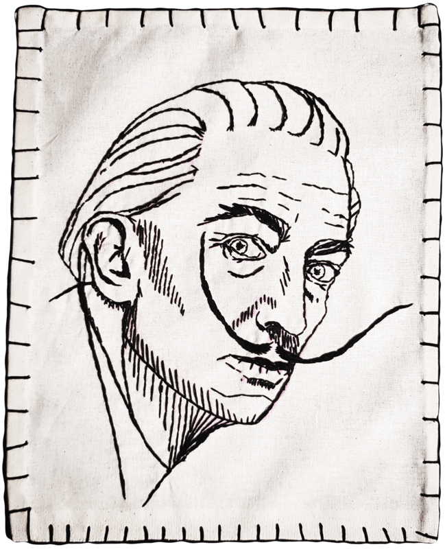 Hommage de Dali (Portrait)