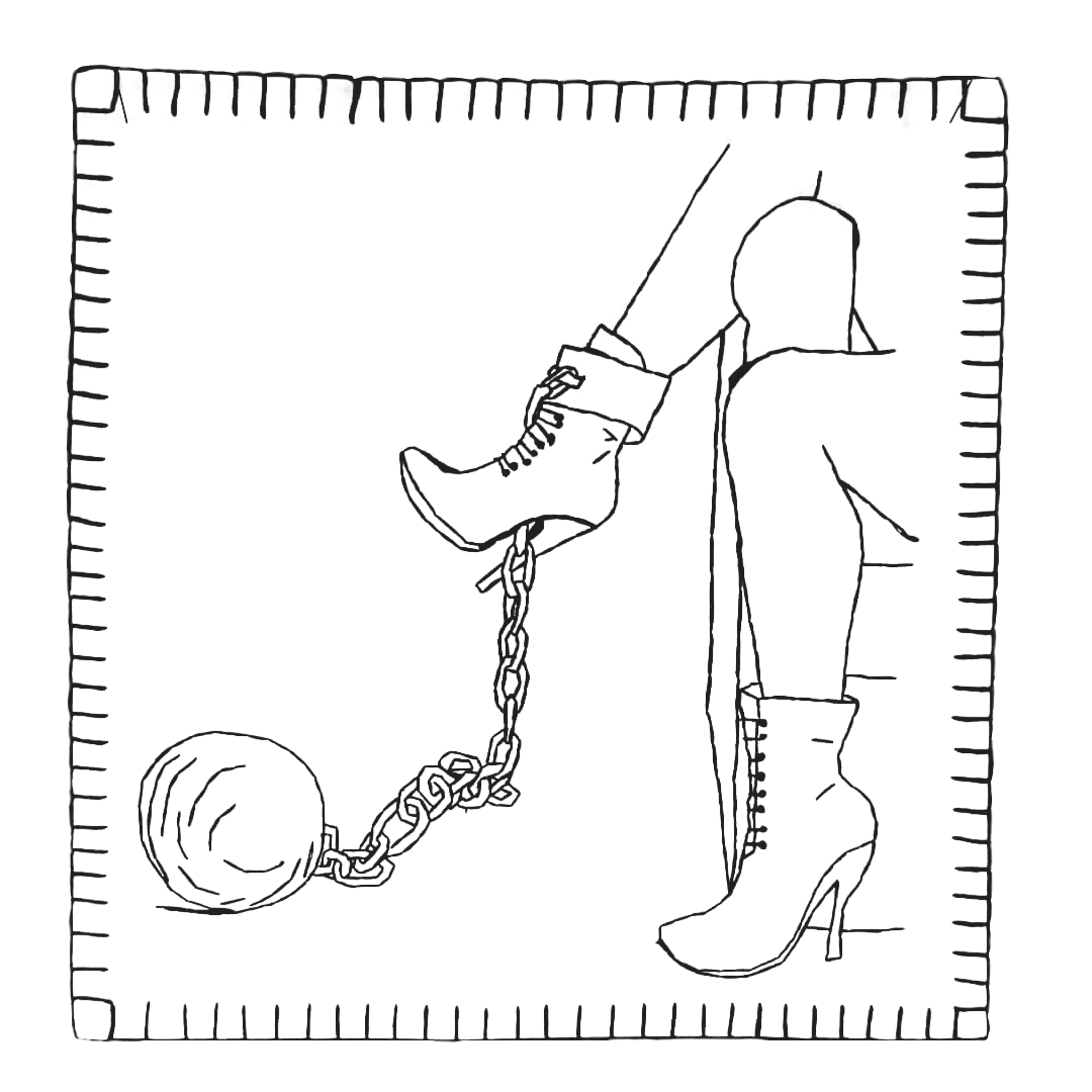 „Chained“ Wandbild