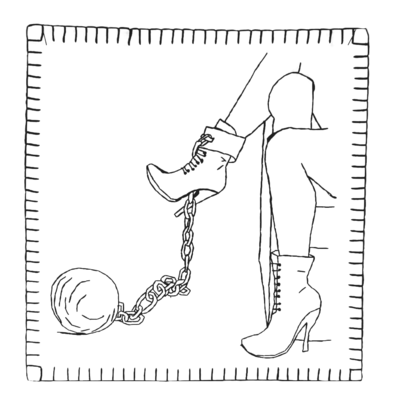 „Chained“ Wandbild