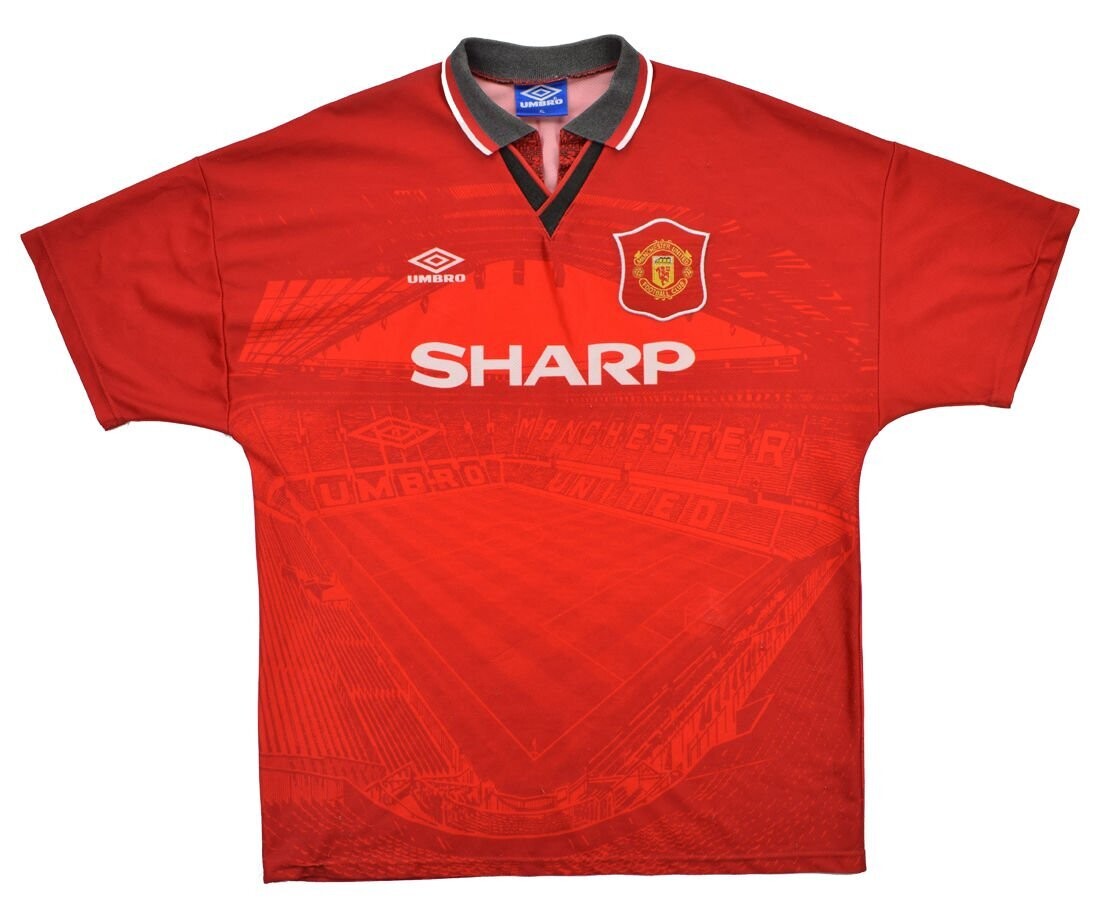 Manchester United 1994-1996 redskinsgametee - ウェア