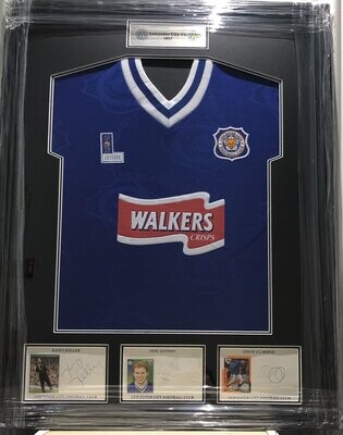 Bespoke Signed Leicester City 1997 Shirt Presentation