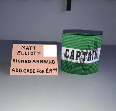 Matt Elliott Signed Captains Armband