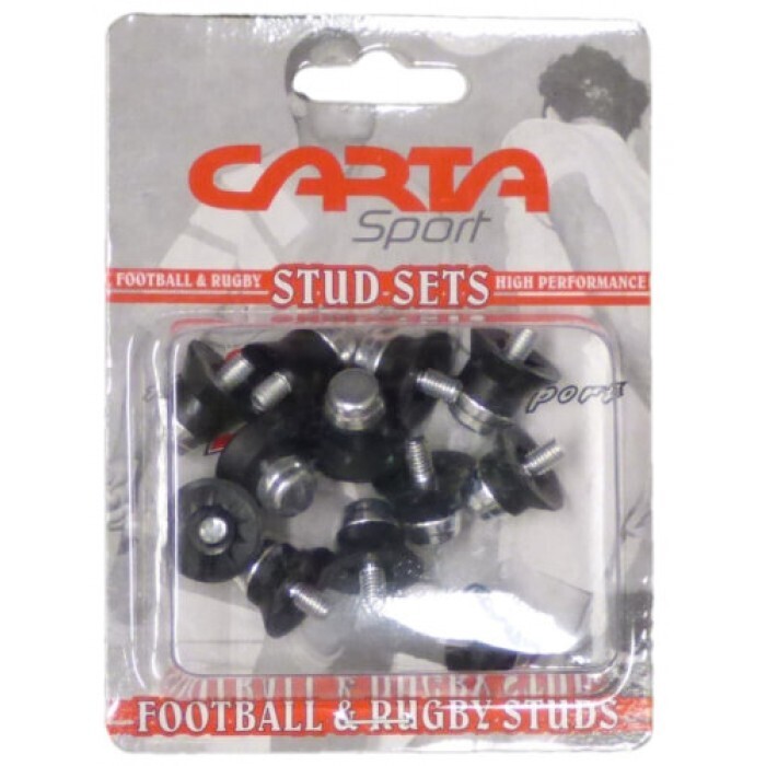 PU ALUMINIUM FOOTBALL STUDS BLISTER PACK OF 12