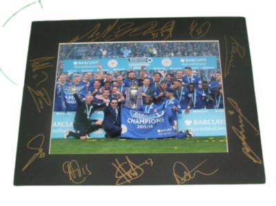 2015/16 Champions signed mount