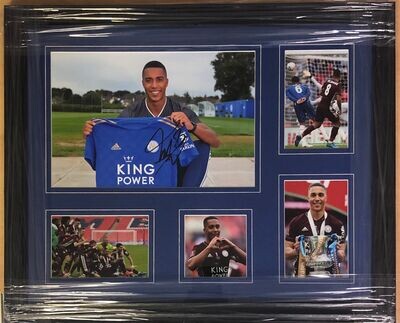 20x16 Tielemans FA Cup signed presentation