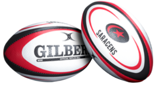 Saracens Rugby Replica Ball (25 Pack)
