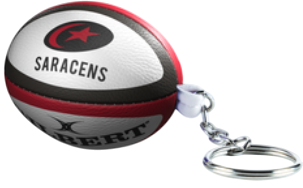 Saracens Rugby Ball Keyring Saracens Rugby Ball Keyring