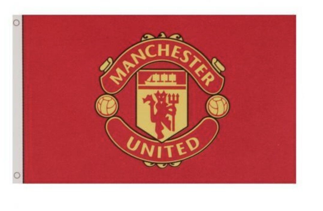 Man United Core Crest Flag Man United Core Crest Flag