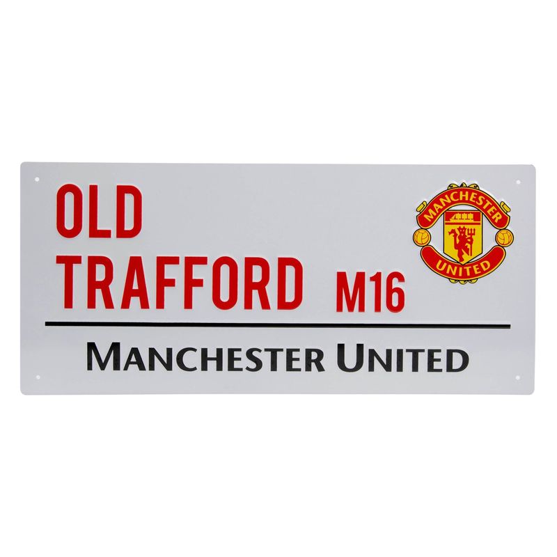 Man United Old Trafford Stadium Street Sign