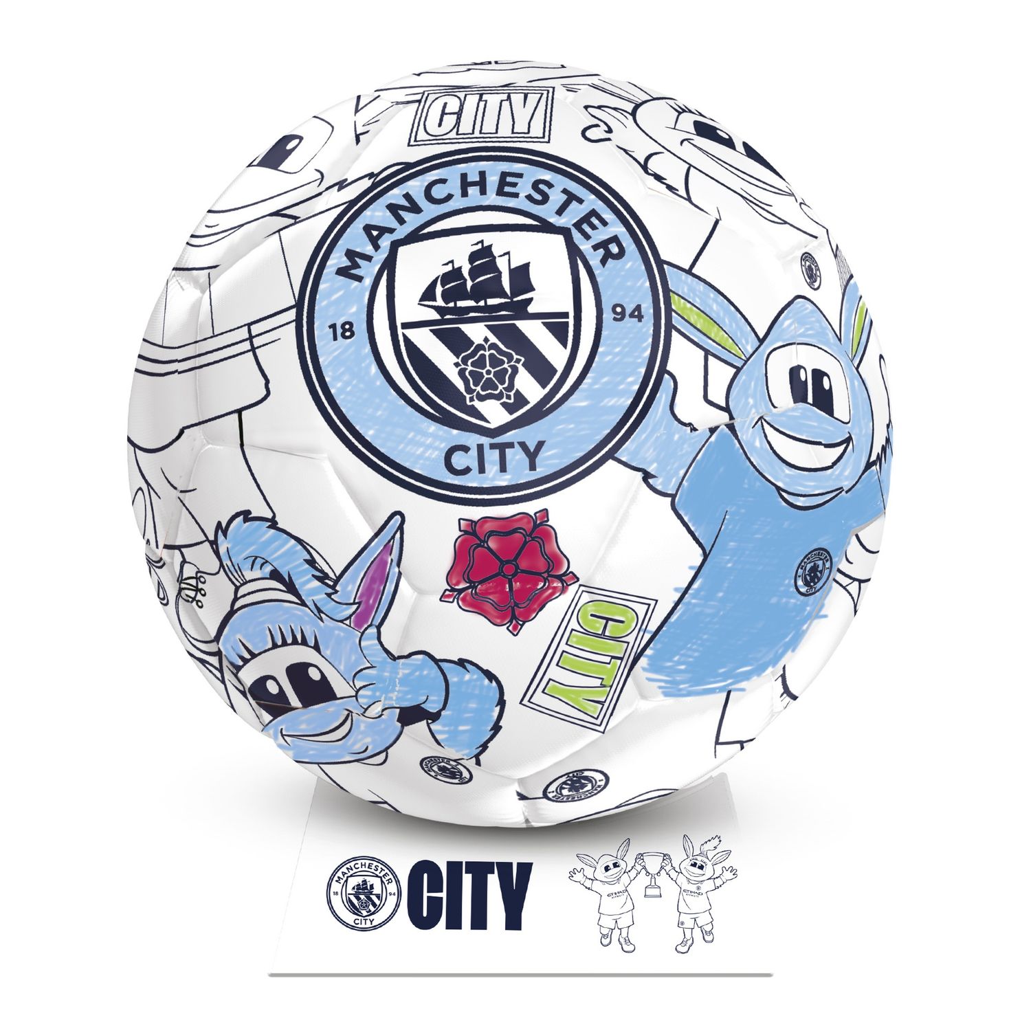 Man City Colour In Ball Man City Colour In Ball