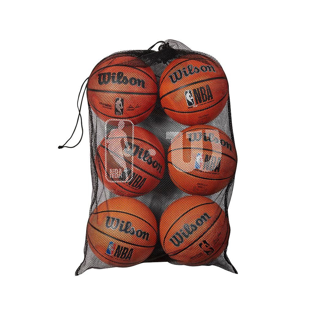 Wilson NBA 6 Basketball Mesh Bag Wilson NBA 6 Basketball Mesh Bag
