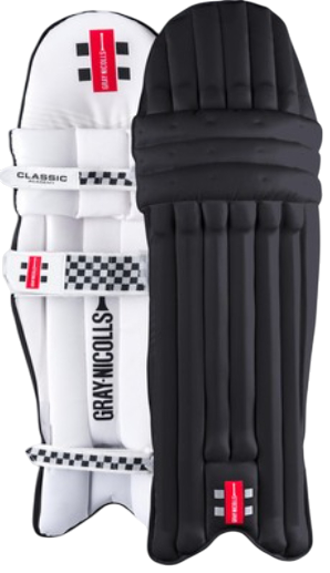 Gray Nicolls Classic Cricket Pads - Academy, Black