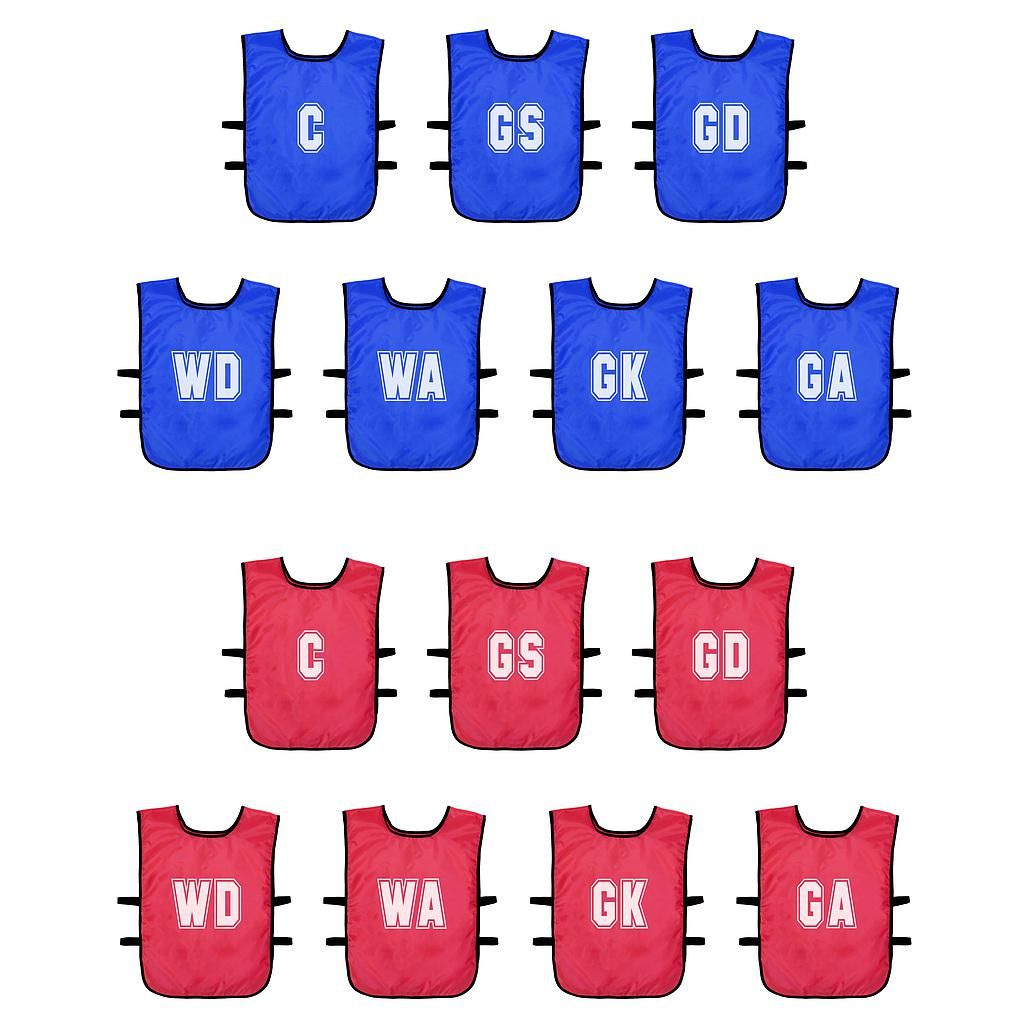 Precision Mesh Netball Training Bibs (Pack of 7)