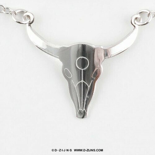 D-ZIJNS ARMBAND BULL FIJN STERLING ZILVER