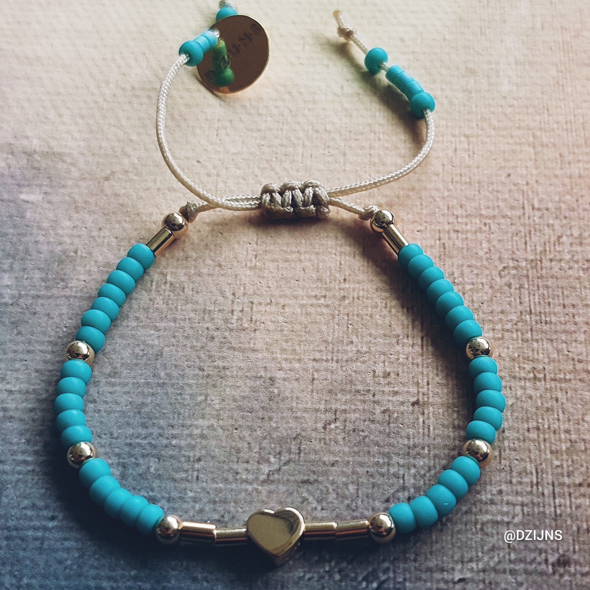 D-ZIJNS ARMBAND KIDS HARTJE