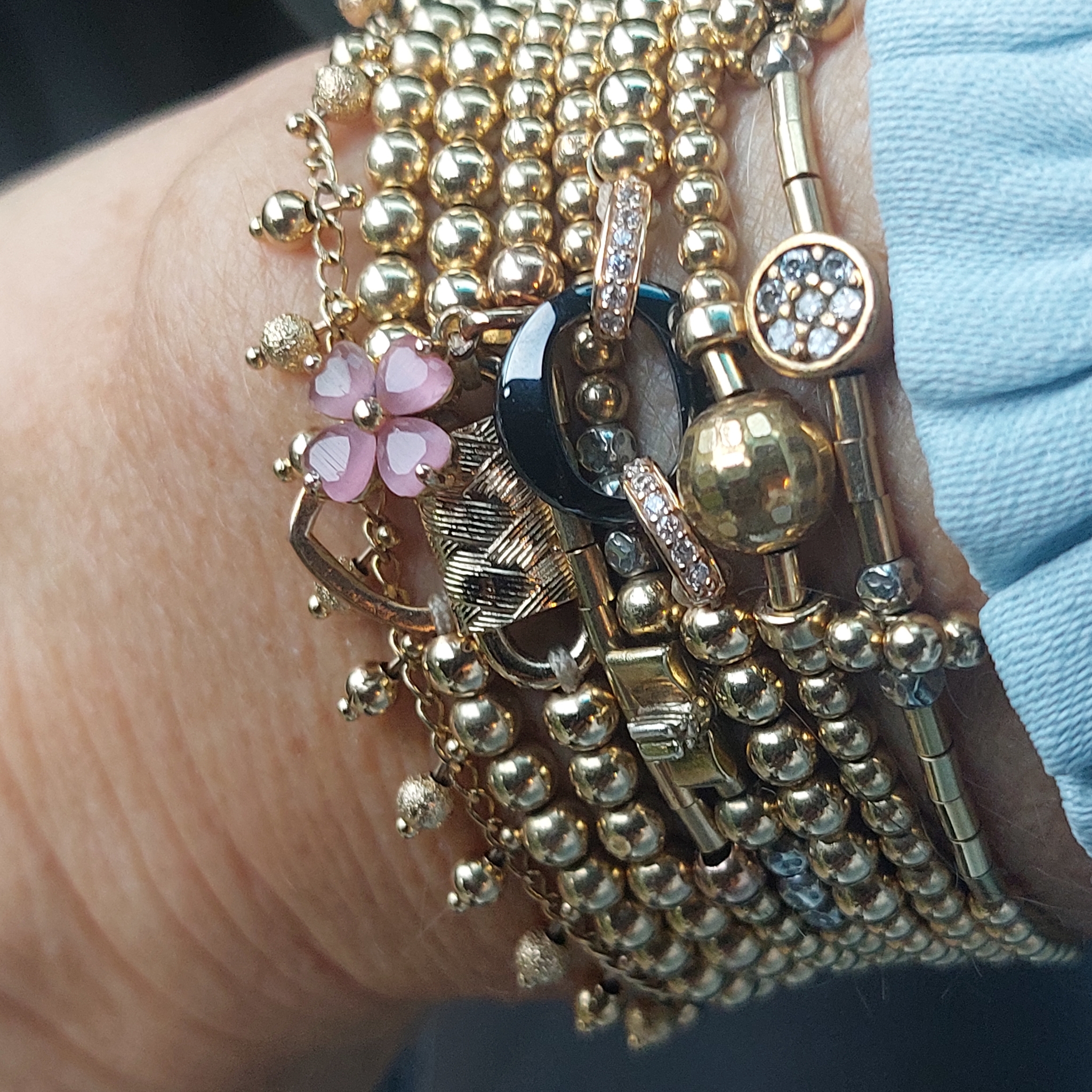 D-ZIJNS ARMBAND GOLDBAND