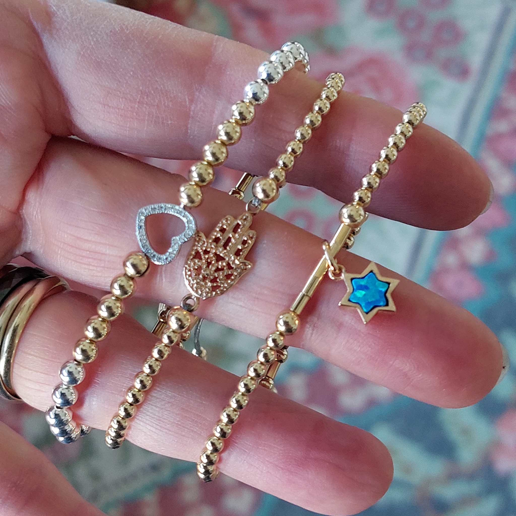 D-ZIJNS ARMBAND HAMSA HAND