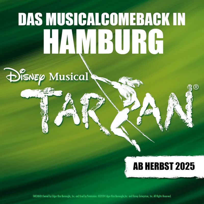 Tagesreise zu Disneys Musical TARZAN