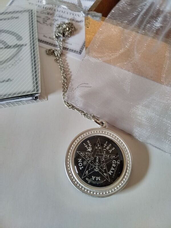 Tetragramaton Aluminio Consagrado- Doble faz-Baul-Certificado y manual Mini