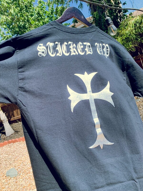 STICKED UP CROSS TEE