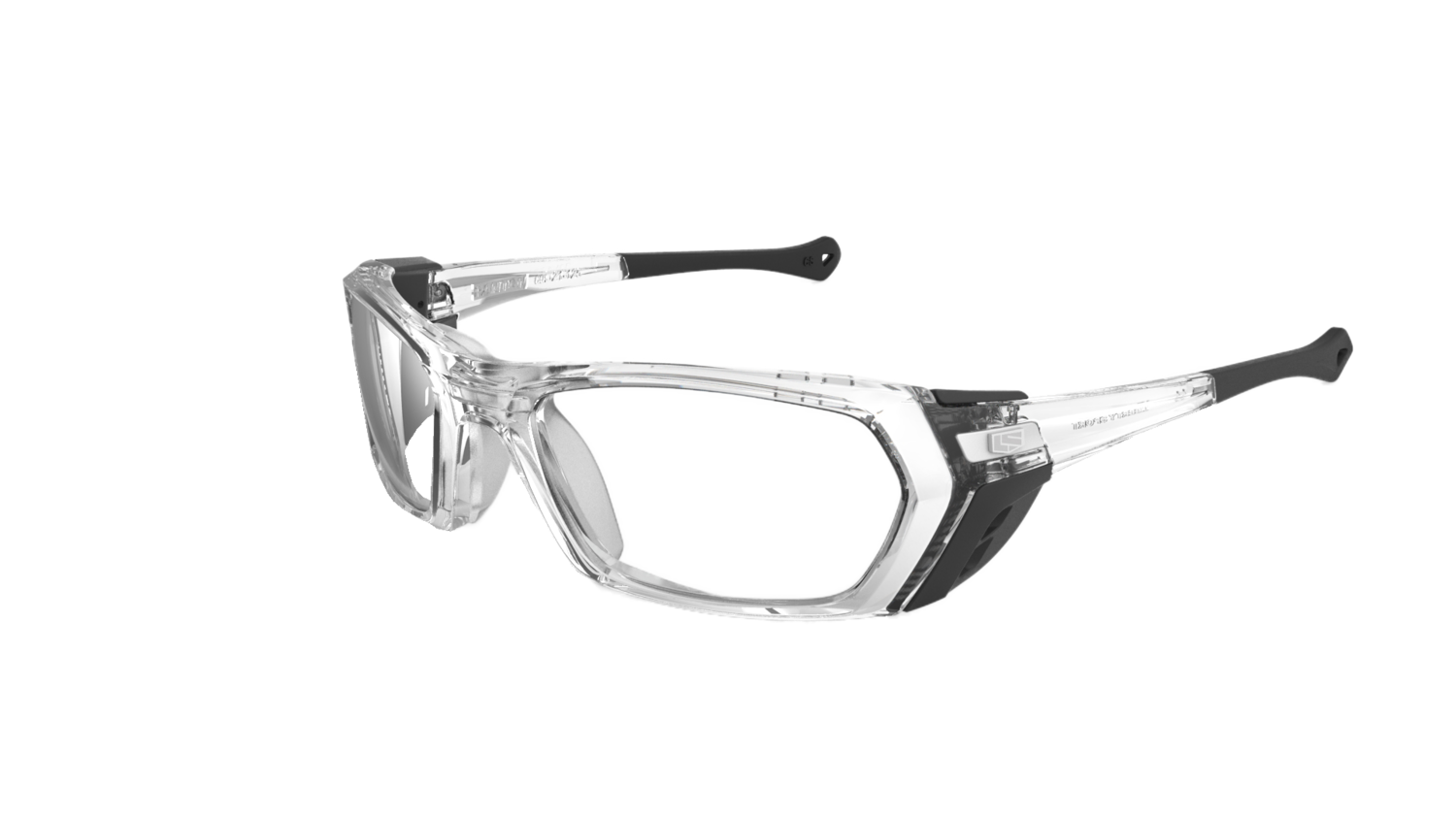 REC SPECS - PPE PANTON SHINY CLEAR W/ ANTI FOG #100