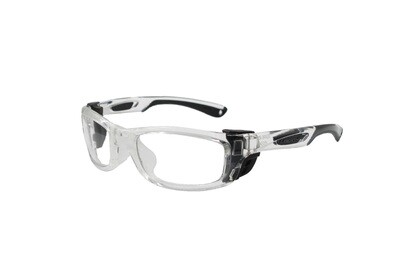 REC SPECS - PPE RALLY SHINY CLEAR W/ ANTI FOG #100
