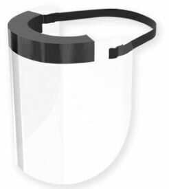 PPE - DISPOSABLE FULL FACE SHIELD W/ ELASTIC STRAP PPE - DISPOSABLE FULL FACE SHIELD W/ ELASTIC STRAP