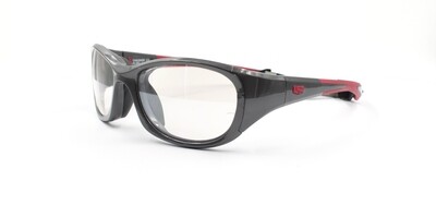 REC SPECS - CHALLENGER XL SHINY GUNMETAL/ RED #378
