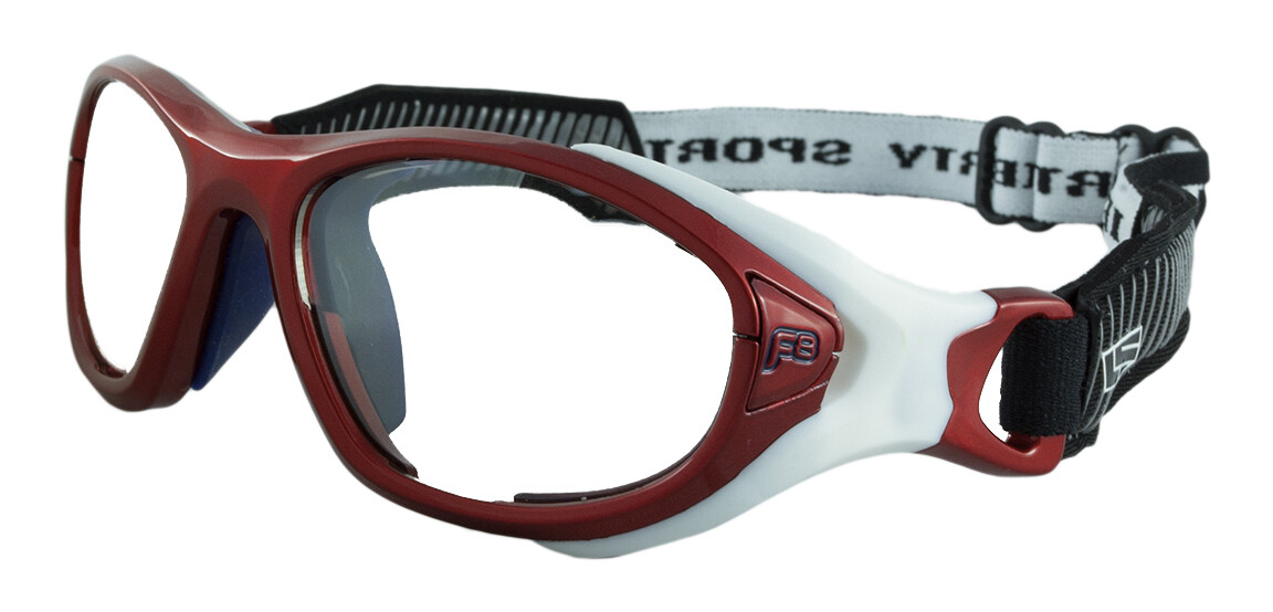 REC SPECS - HELMET SPECS XL SHINY CRIMSON/WHITE #704