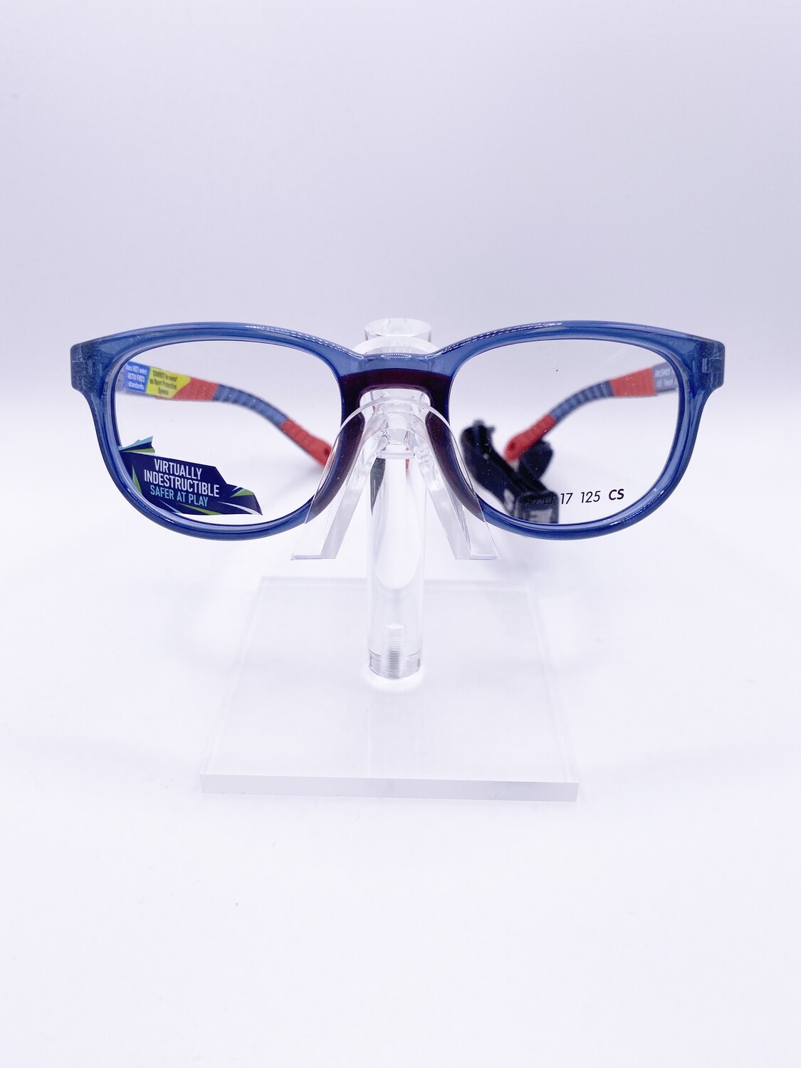 REC SPECS - RSA-1 #605 TRANSLUCENT BLUE/RED REC SPECS - RSA-1 #605 TRANSLUCENT BLUE/RED