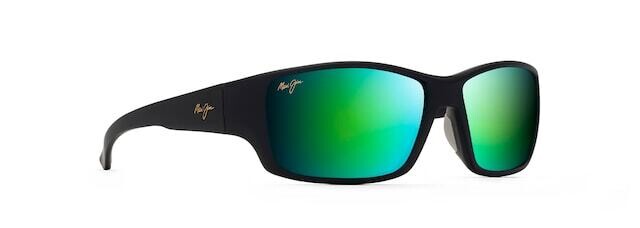 MAUI JIM - LOCAL KINE BLK/TRAN GRN/LT GRY - MAUIGREEN