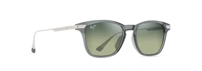 MAUI JIM - MANAOLANA SHINY TRANS GREY W/SILVER - HT