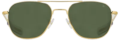 AMERICAN OPTICAL - ORIGINAL PILOT - GOLD 23K - GREEN SUN