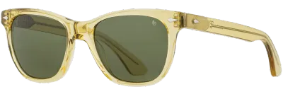 AMERICAN OPTICAL - SARATOGA - YELLOW CRYSTAL - GREEN SUN