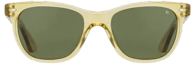 AMERICAN OPTICAL - SARATOGA - YELLOW CRYSTAL - GREEN SUN