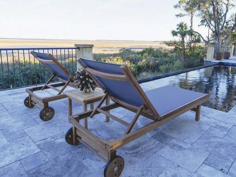 Royal Teak Collection Sundaze Teak Pool Patio Lounge Set Royal Teak Collection Sundaze Teak Pool Patio Lounge Set