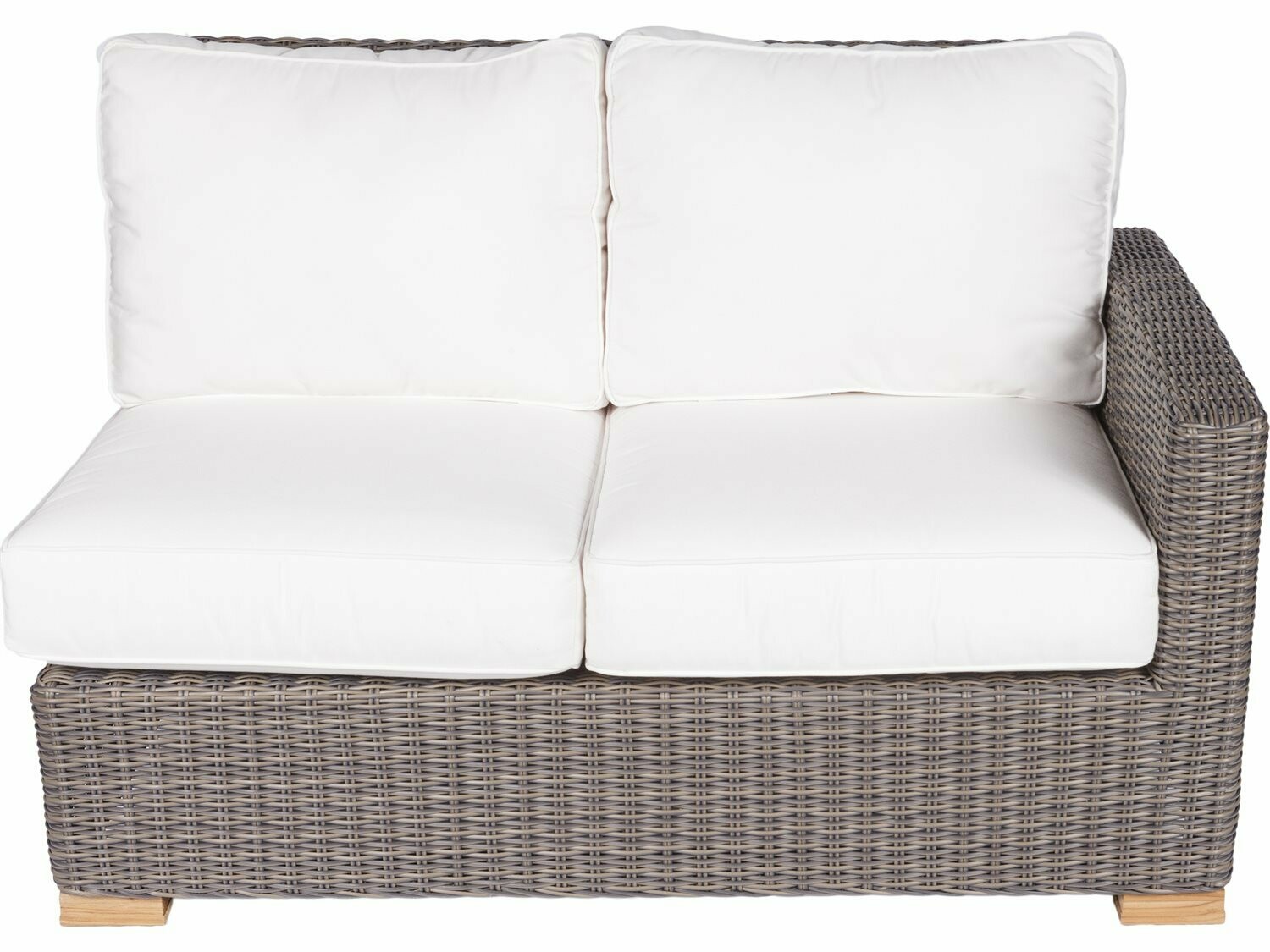 Royal Teak Collection Sanibel 2 - Seater Arm Left